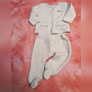 6 Months ED Cats+Love Matching Long Sleeve+Pants